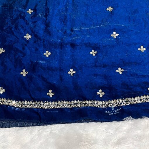 Tarahood designer hand work and party wear fendi saree - Image 8