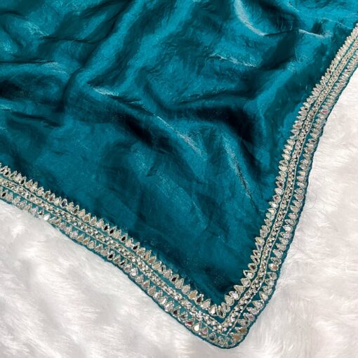 Tarahood designer hand work and party wear fendi saree - Image 14