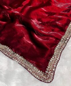 Tarahood designer hand work and party wear fendi saree
