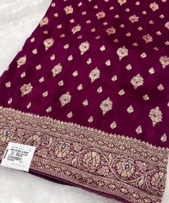 Tarahood Women Design cutdana and Stone  Silk Saree