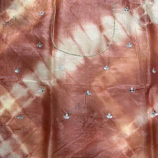Tarahood designer hand work and party wear tissue crush saree - Image 11