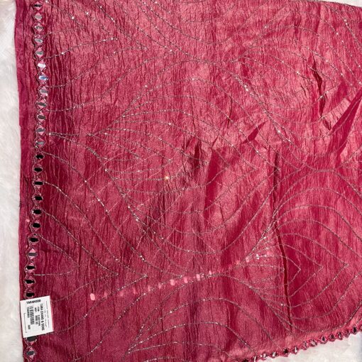 Onyx Crush Designer Hand work and Party Wear Saree - Image 15
