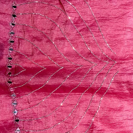 Onyx Crush Designer Hand work and Party Wear Saree - Image 13