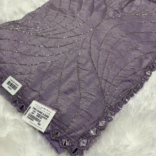 Onyx Crush Designer Hand work and Party Wear Saree - Image 6
