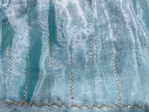 Jimmy Choo Designer Hand work and Party wear Saree - Image 3