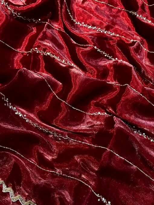 Jimmy Choo Designer Hand work and Party wear Saree - Image 14