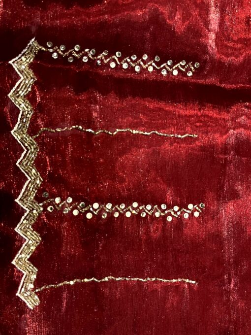 Jimmy Choo Designer Hand work and Party wear Saree - Image 15