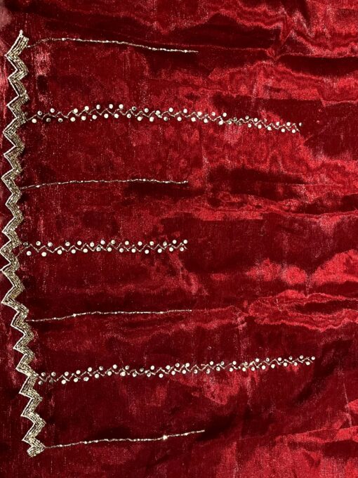 Jimmy Choo Designer Hand work and Party wear Saree - Image 16