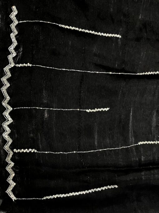 Jimmy Choo Designer Hand work and Party wear Saree - Image 25