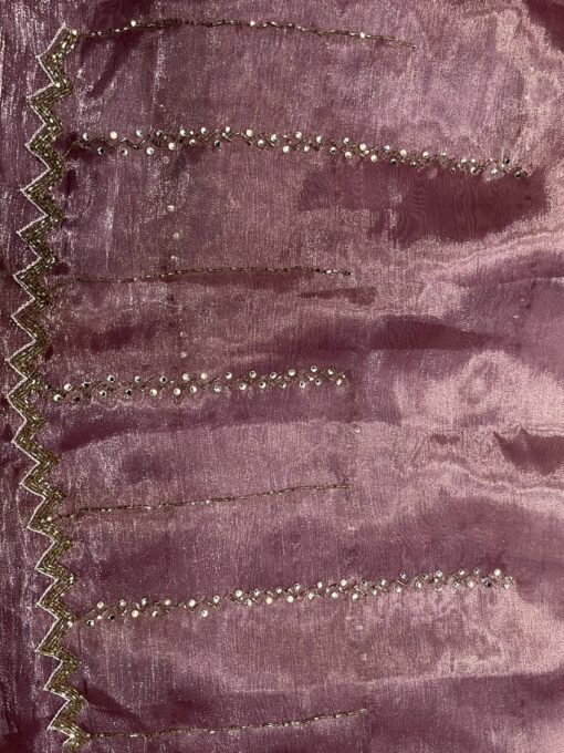 Jimmy Choo Designer Hand work and Party wear Saree - Image 36