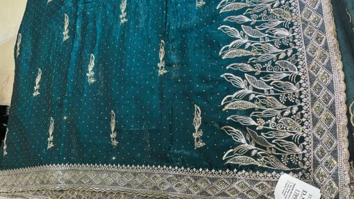 Jimmy Choo Designer Hand Work and Party Wear saree - Image 11