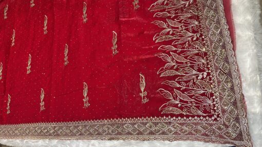 Jimmy Choo Designer Hand Work and Party Wear saree - Image 7