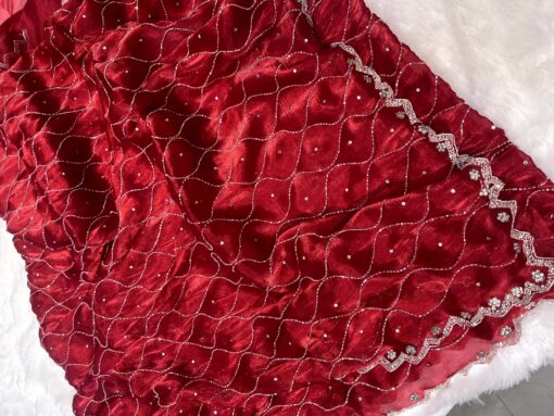 Jimmy Choo Designer Handwork and Party Wear Saree - Image 2