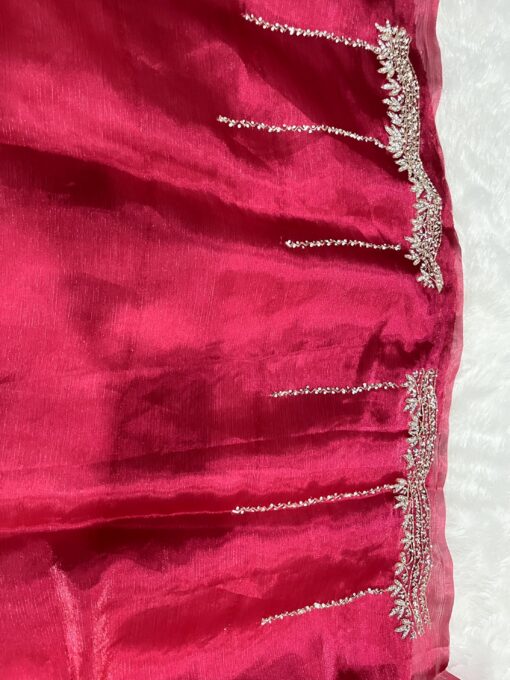 Jimmy Choo Hand work and Party Wear Saree - Image 35