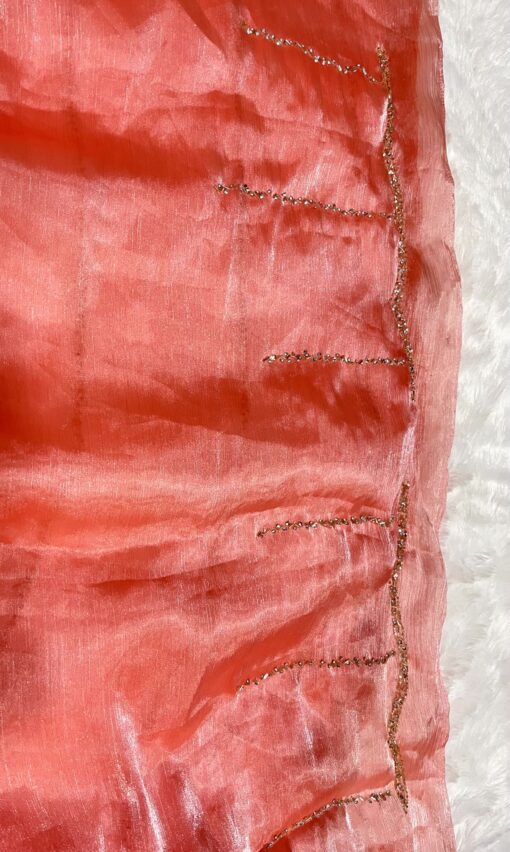 Jimmy Choo Hand work and Party Wear Saree - Image 37