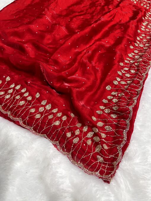 Tarahood Designer Hand Work and Party Wear Fendi Saree
