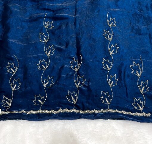 Tarahood Designer Hand Work and Party Wear Fendi Saree - Image 4
