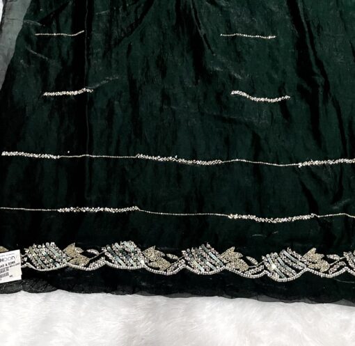 Tarahood Designer Handwork and Party Wear Fendi Saree - Image 20