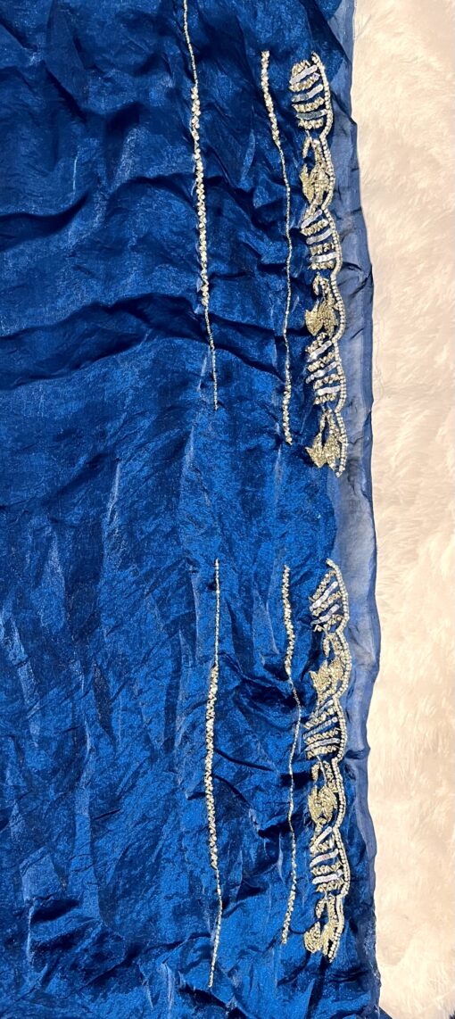 Tarahood Designer Handwork and Party Wear Fendi Saree - Image 25
