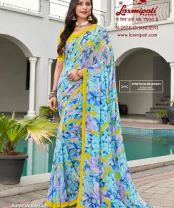 Laxmipati Basundi N-2635 Multicolour Georgette Saree.0