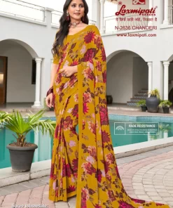 Laxmipati Basundi N-2636 Multicolour Georgette Saree