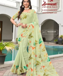 Laxmipati Basundi N-2638 Pista Georgette Saree