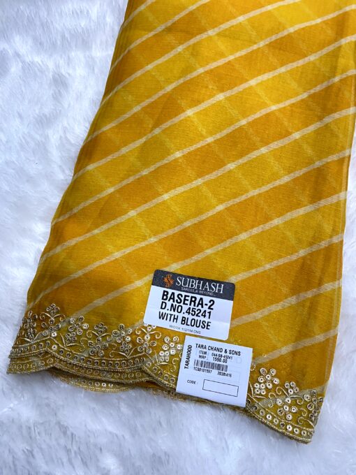 Subhash Basera Chiffon Saree Daily and Occasional Wear - Image 2