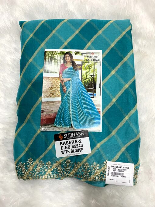 Subhash Basera Chiffon Saree Daily and Occasional Wear - Image 4
