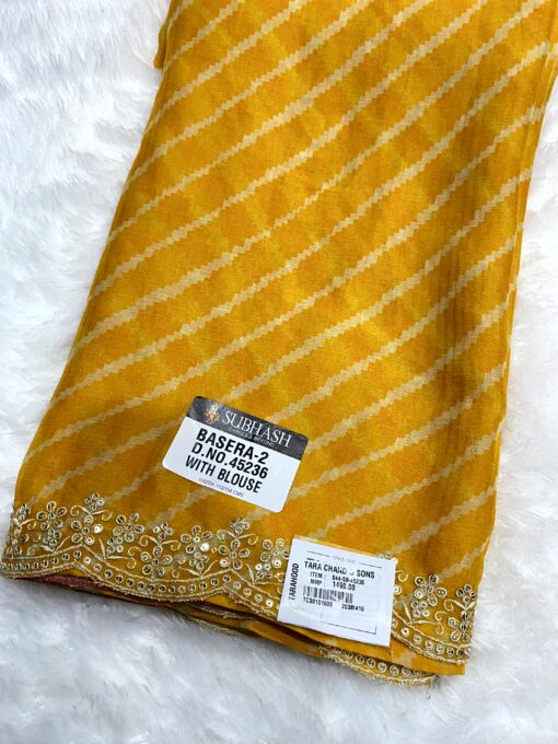 Subhash Basera Chiffon Saree Daily and Occasional Wear - Image 12