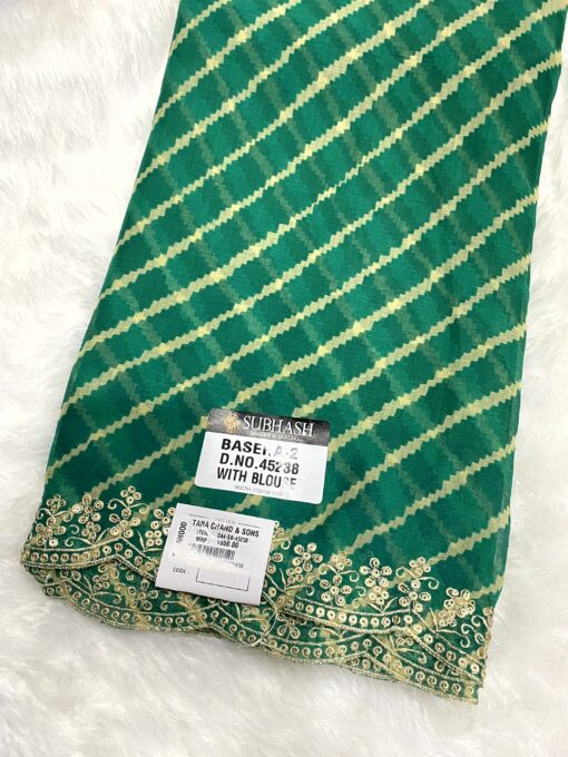 Subhash Basera Chiffon Saree Daily and Occasional Wear - Image 7