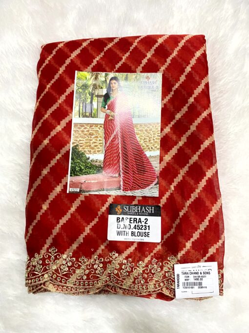 Subhash Basera Chiffon Saree Daily and Occasional Wear - Image 16