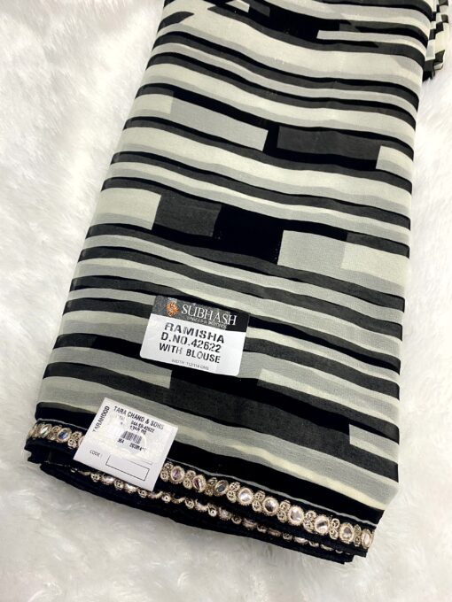 Subhash Ramisha Chiffon Saree Daily and Occasional Wear