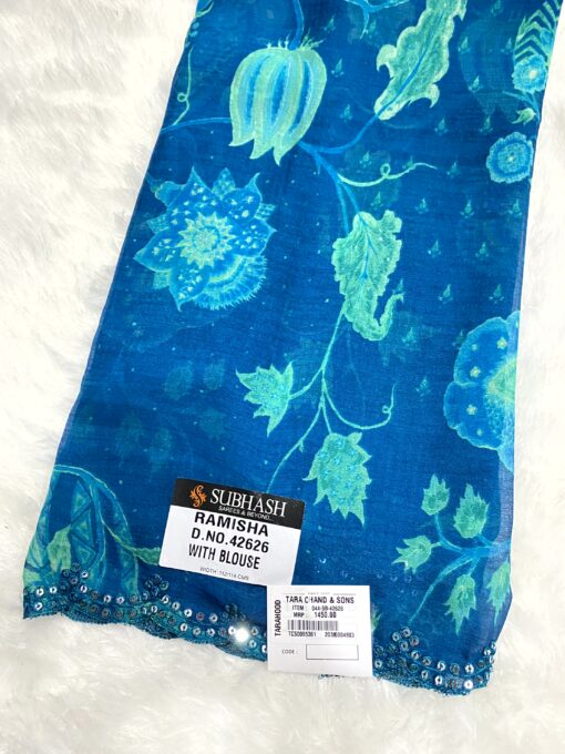 Subhash Ramisha Chiffon Saree Daily and Occasional Wear - Image 9