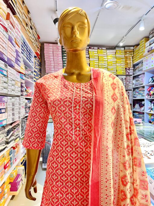 Tarahood Cotton Casual and Partywear Kurti Set - Image 3