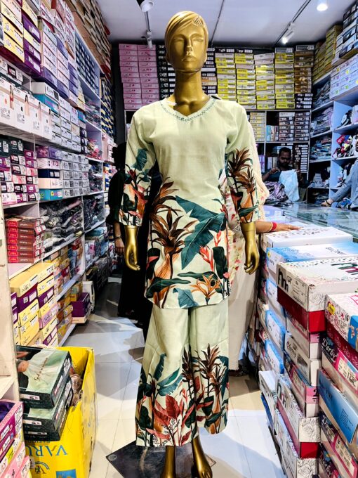 Tarahood Casual and Party Wear Printed Cotton Co-ord set - Image 2