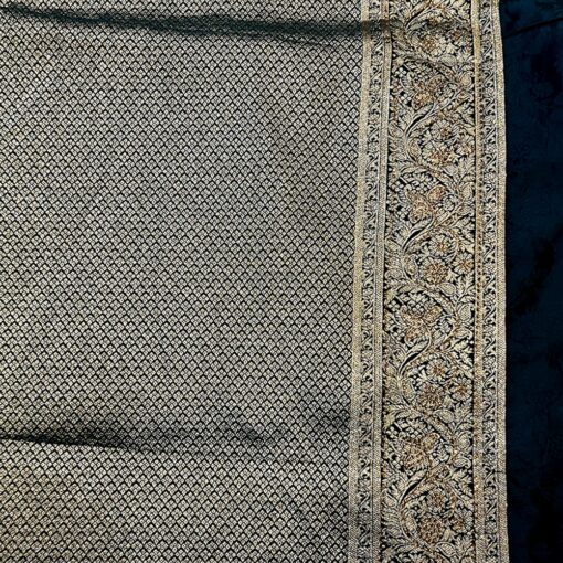 Tarahood Woven Design Jerken Swarovski Pure Silk Kanjeevaram Saree - Image 2