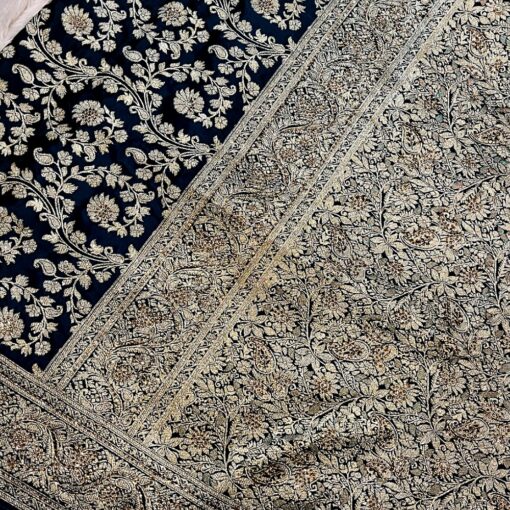 Tarahood Woven Design Jerken Swarovski Pure Silk Kanjeevaram Saree