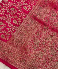 Tarahood Woven Design Jerken Swarovski Pure Silk Kanjeevaram Saree