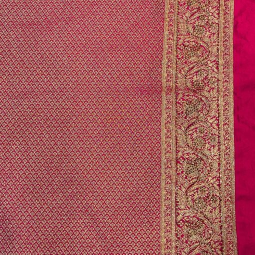Tarahood Woven Design Jerken Swarovski Pure Silk Kanjeevaram Saree - Image 2