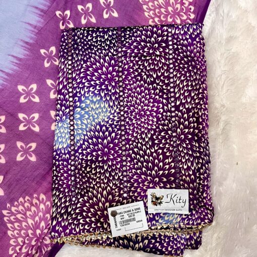 Tarahood Design Cotton Unstitched Printed Suit - Image 4