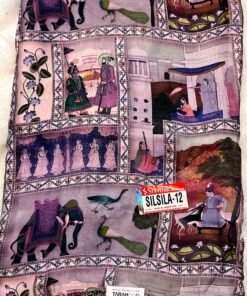 Tarahood Pavana Block Vatika Pichwai Saree