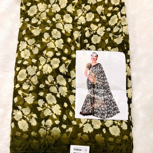 Tarahood Flower Printed Saree Daliy And Occasional wear - Image 6