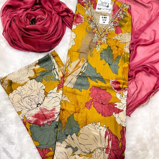Tarahood Designer and Handwork Party and Casual Wear Printed Suit - Image 2