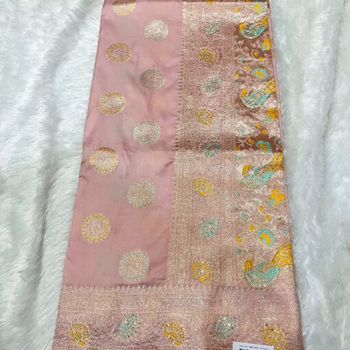Tarahood Woven Designe Pure Silk Kanjeevaram Saree - Image 6