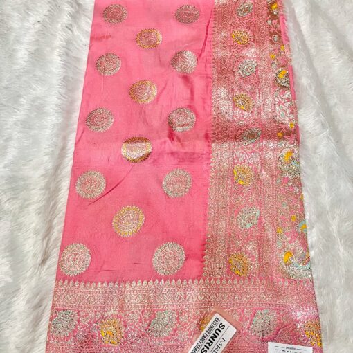 Tarahood Woven Designe Pure Silk Kanjeevaram Saree - Image 7