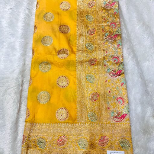 Tarahood Woven Designe Pure Silk Kanjeevaram Saree - Image 8