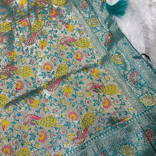 Tarahood Woven Designe Pure Silk Kanjeevaram Saree - Image 4