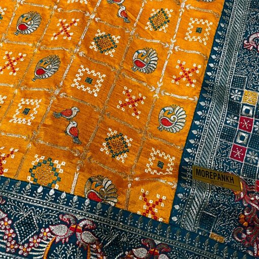 Ethnic Traditional Shubhlabh Soft Silk Emroidery Saree - Image 2