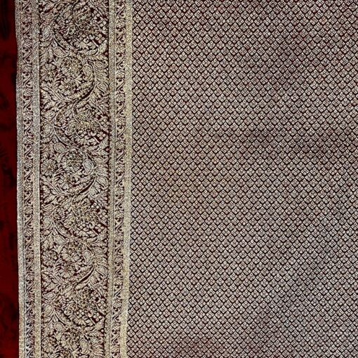 Tarahood Georgette Silk Saree with Contrast Pallu - Image 9