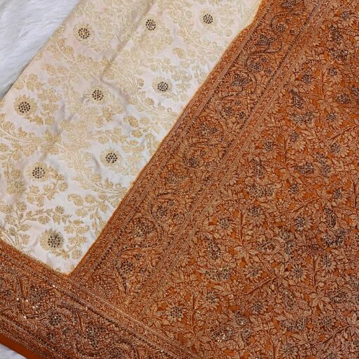 Tarahood Georgette Silk Saree with Contrast Pallu - Image 11